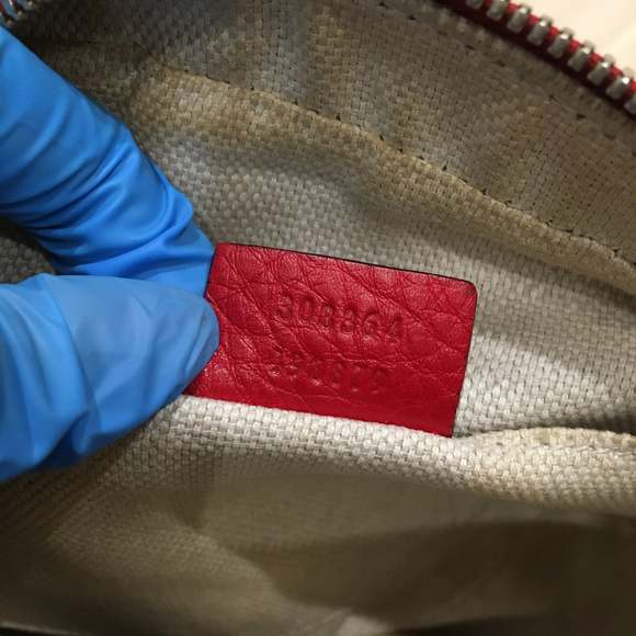 Gucci Red Leather Soho Camera Crossbody Bag Sku# 74146 - Picture 10 of 11